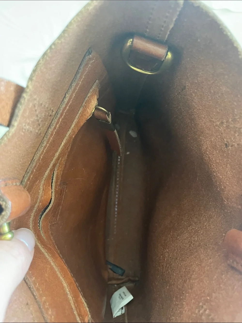 Madewell Mini Tote Classic Brown Leather